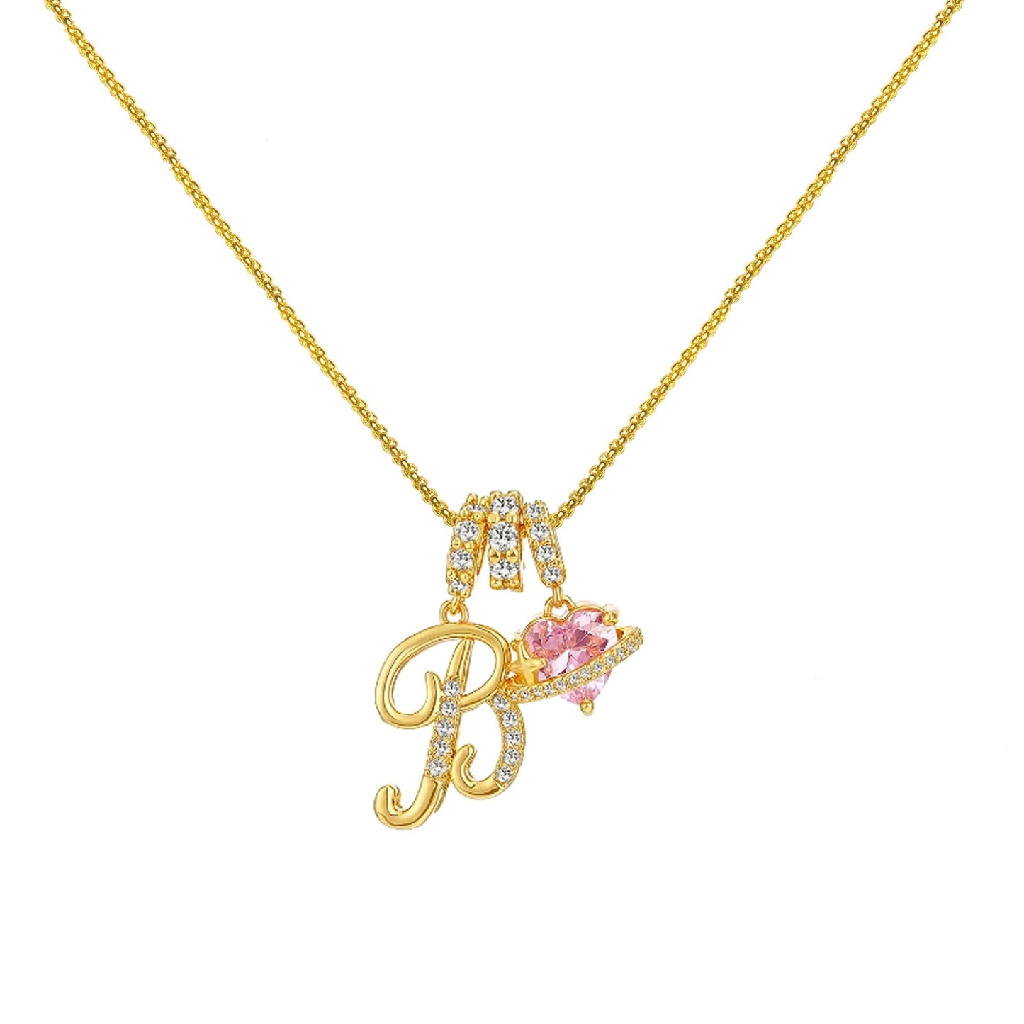 Collar de Letras de Oro de la A a la Z
