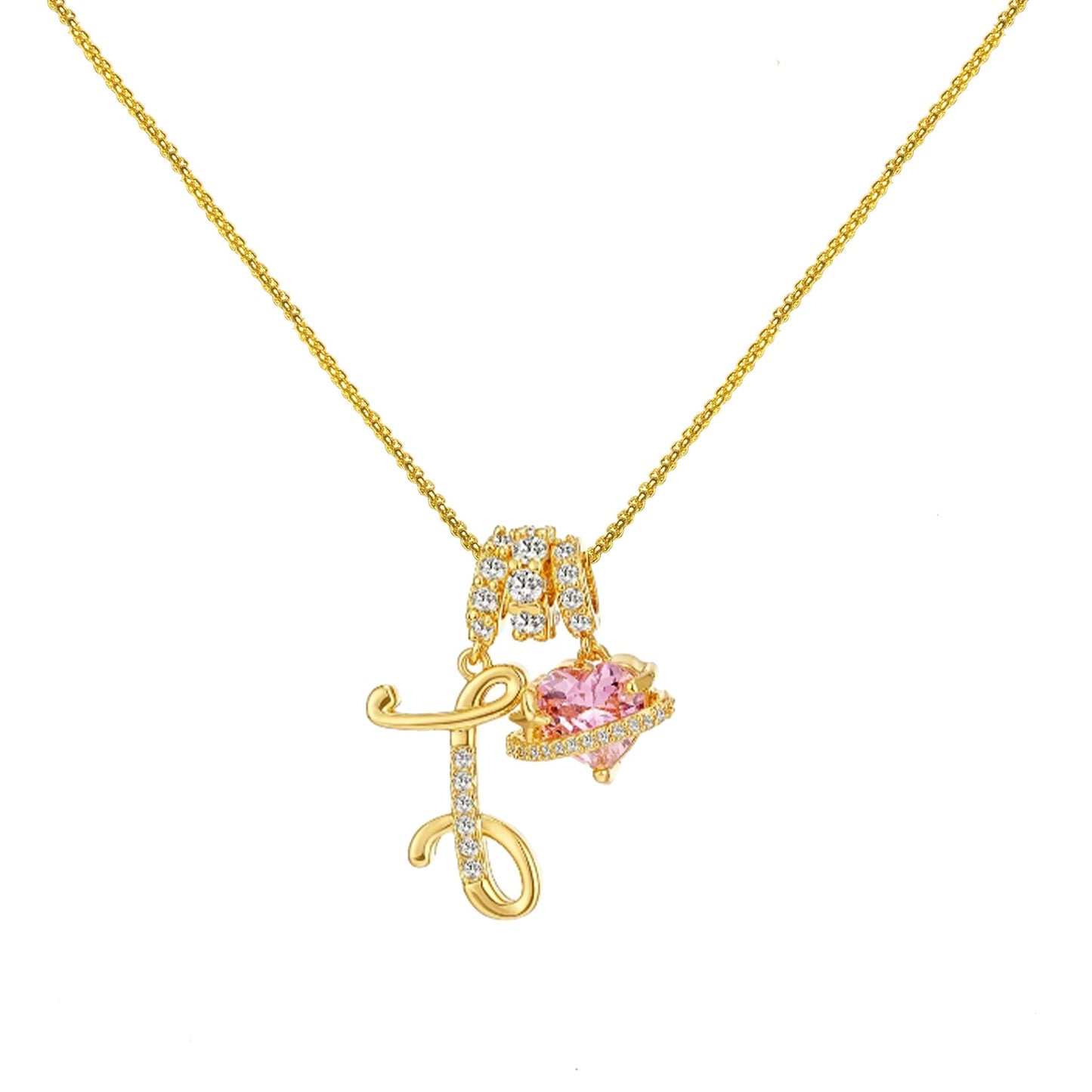 Collar de Letras de Oro de la A a la Z
