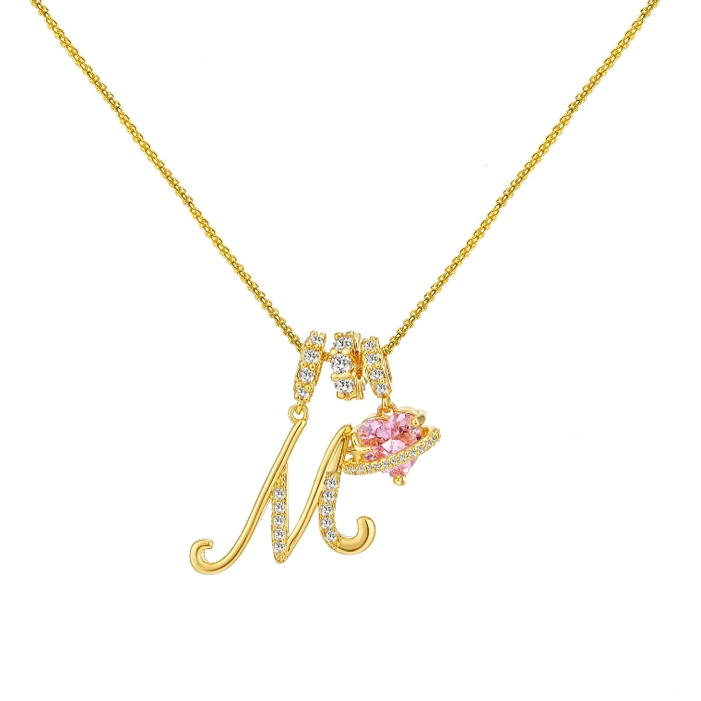 Collar de Letras de Oro de la A a la Z