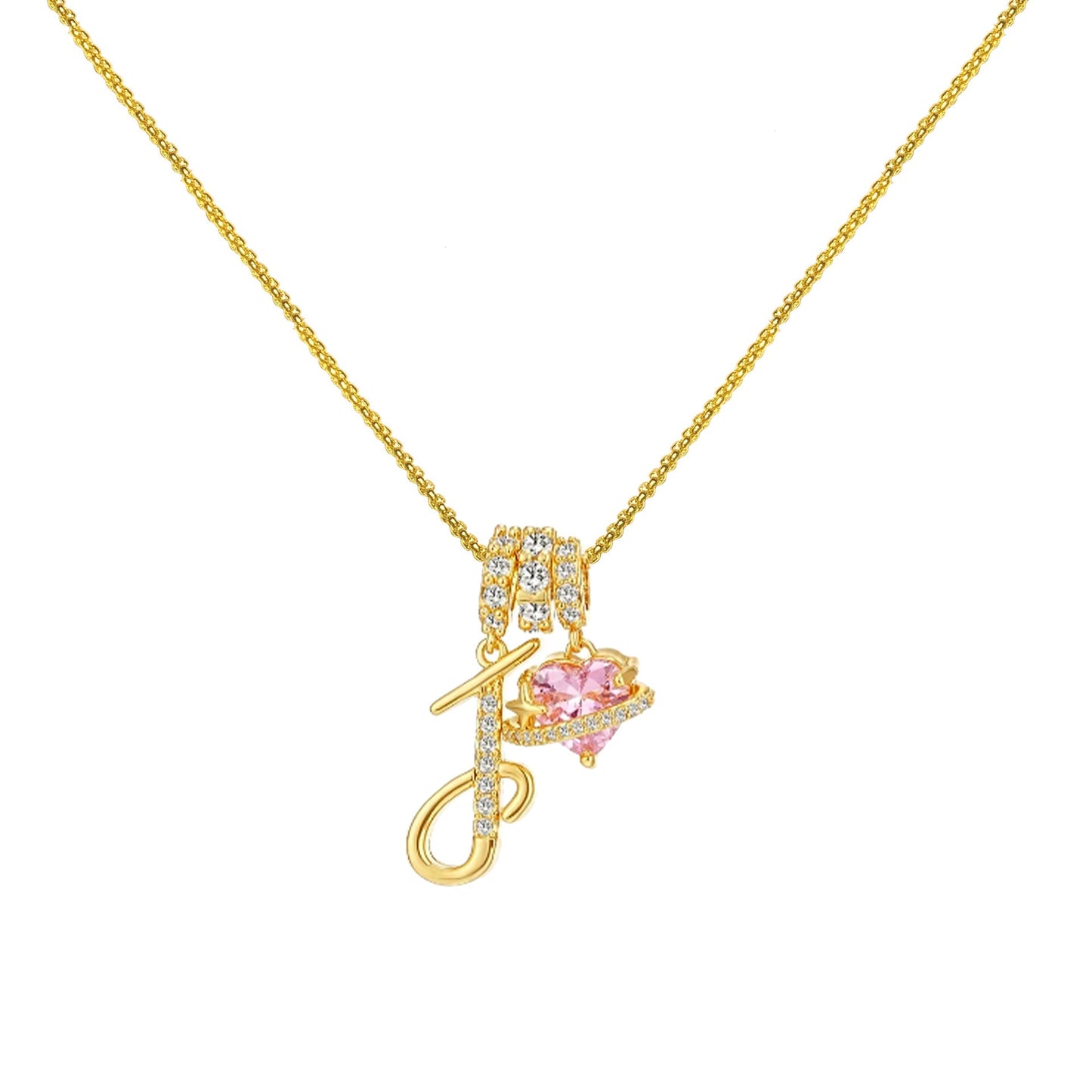 Collar de Letras de Oro de la A a la Z