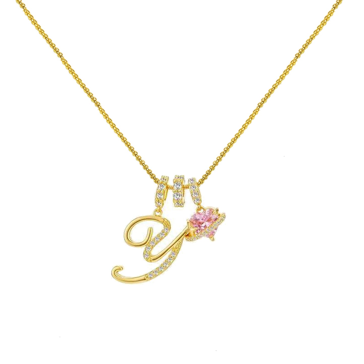 Collar de Letras de Oro de la A a la Z