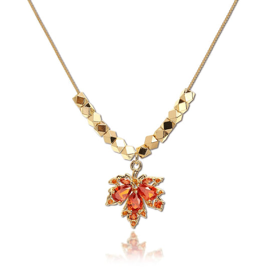 Collar de Hoja de Arce