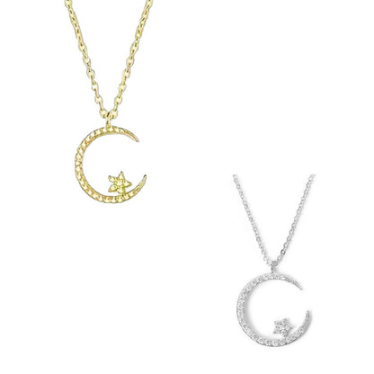 Conjunto de Collar de Estrella y Luna