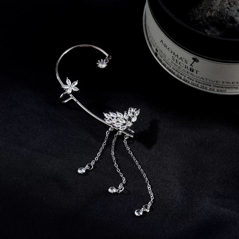 Tassel Butterfly Ear Cuffs