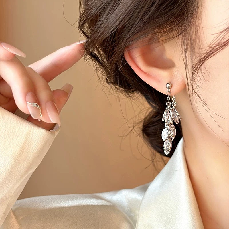 Silver Teardrop Earrings
