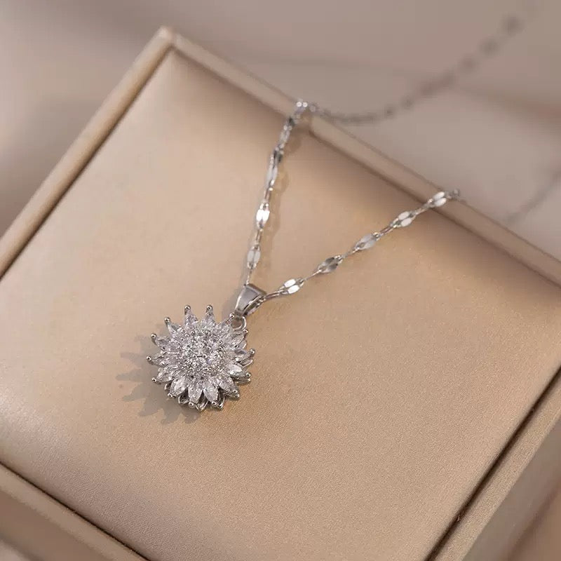Conjunto de Joyas Estado de Girasol – Diseño Giratorio