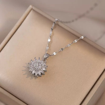Conjunto de Joyas Estado de Girasol – Diseño Giratorio