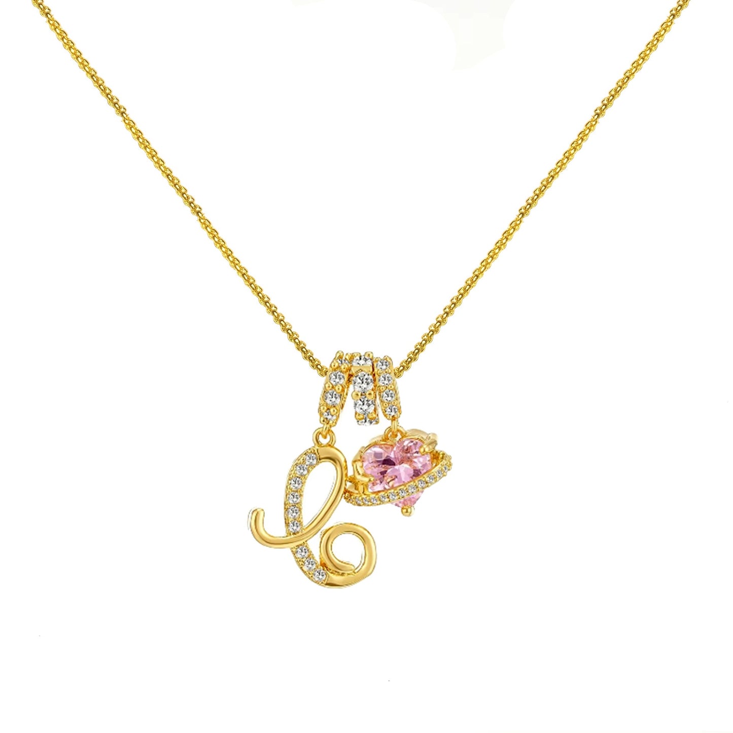 Collar de Letras de Oro de la A a la Z