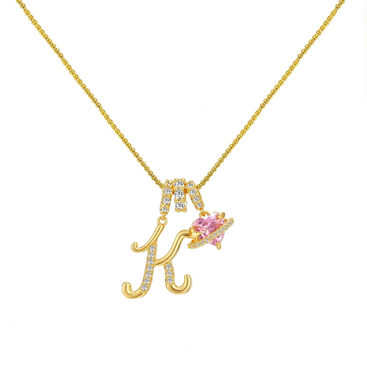 Collar de Letras de Oro de la A a la Z