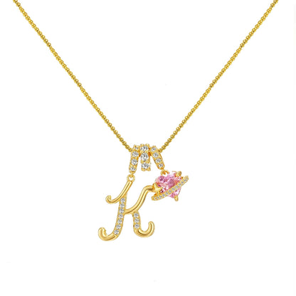 Collar de Letras de Oro de la A a la Z