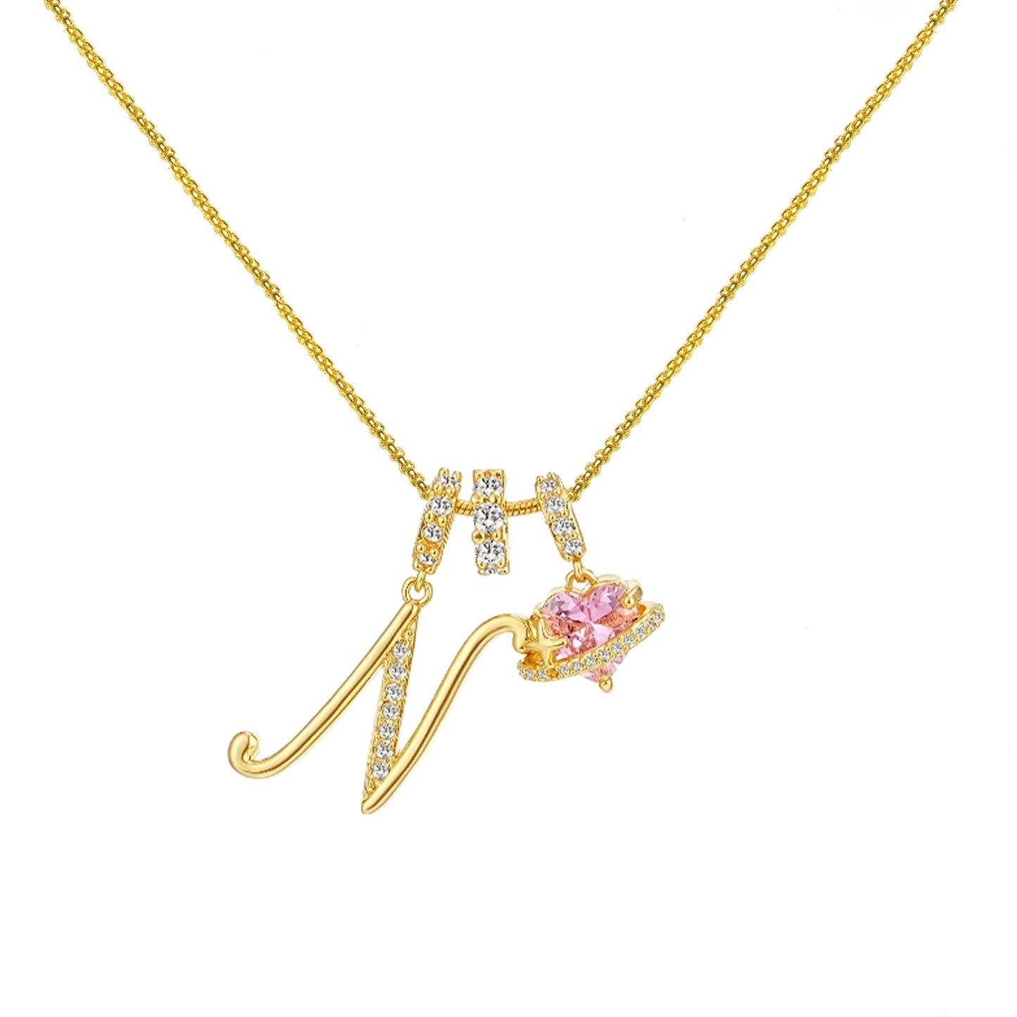 Collar de Letras de Oro de la A a la Z