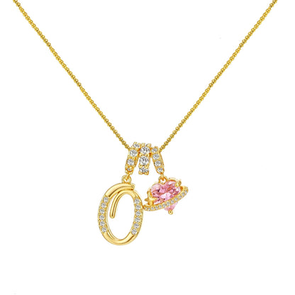 Collar de Letras de Oro de la A a la Z