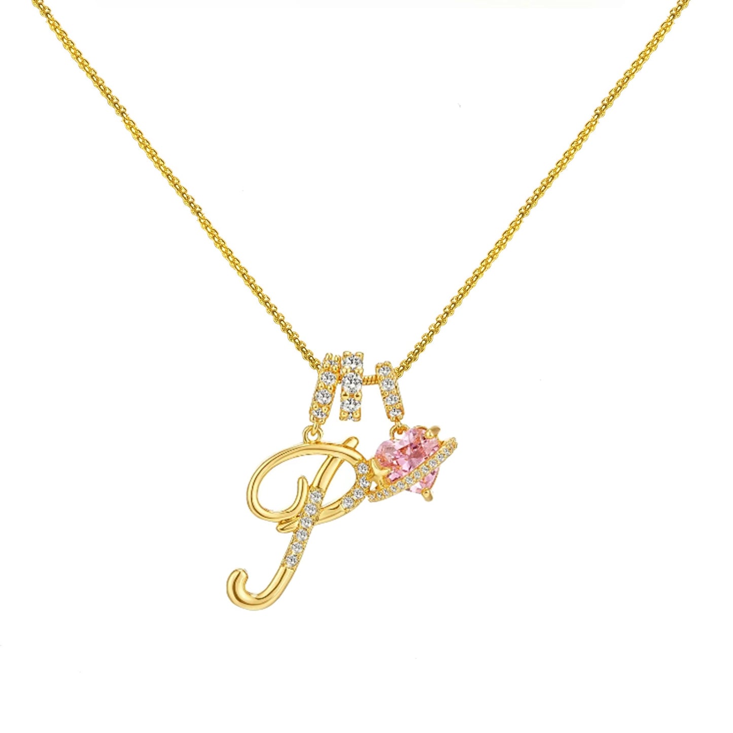 Collar de Letras de Oro de la A a la Z