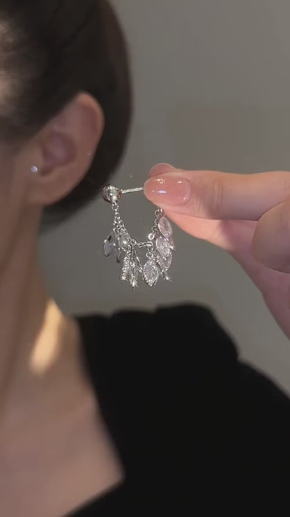 Silver Teardrop Earrings