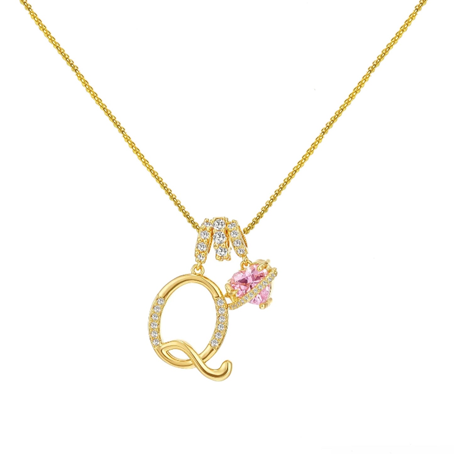 Collar de Letras de Oro de la A a la Z