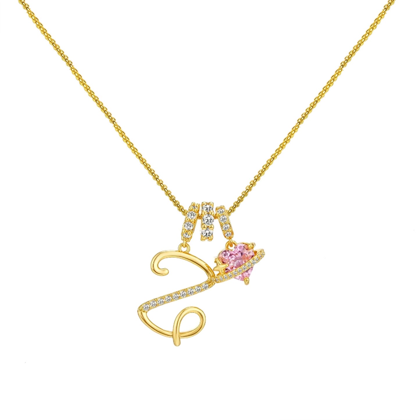 Collar de Letras de Oro de la A a la Z